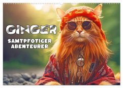 Cover Ginger - Samtpfotiger Abenteurer (Wandkalender 2026 DIN A2 quer), CALVENDO Monatskalender