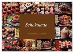 Cover Schokolade - die süße Verführung - coole Sprüche (Wandkalender 2026 DIN A4 quer), CALVENDO Monatskalender