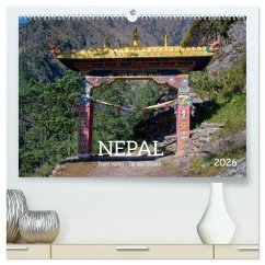 Nepal Tsum Valley - Tal des Glücks (hochwertiger Premium Wandkalender 2026 DIN A2 quer), Kunstdruck in Hochglanz