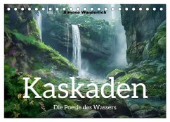 Kaskaden - Die Poesie des Wassers (Tischkalender 2026 DIN A5 quer), CALVENDO Monatskalender