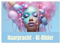 Haarpracht - KI-Bilder (Wandkalender 2026 DIN A3 quer), CALVENDO Monatskalender