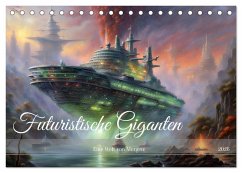 Futuristische Giganten Eine Welt von Morgen (Tischkalender 2026 DIN A5 quer), CALVENDO Monatskalender Futuristische Giganten Eine Welt von Morgen (Tischkalender 2026 DIN A5 quer), CALVENDO Monatskalender