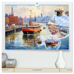 Cover Hafenkante - Ein Leben mit und für den Hafen (hochwertiger Premium Wandkalender 2026 DIN A2 quer), Kunstdruck in Hochglanz