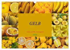 GELB - Gemüse und Obst - Sonnengereift (Wandkalender 2026 DIN A3 quer), CALVENDO Monatskalender