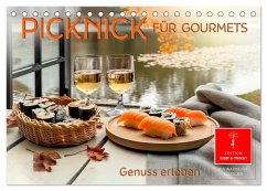 Cover Picknick für Gourmets - Genuss erleben (Tischkalender 2026 DIN A5 quer), CALVENDO Monatskalender