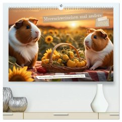 Meerschweinchen mal anders! (hochwertiger Premium Wandkalender 2026 DIN A2 quer), Kunstdruck in Hochglanz