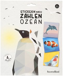 Mosaikbastelset Stickern nach Zahlen OZEAN