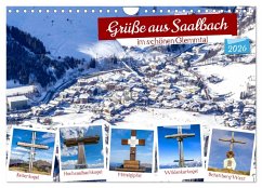 Cover Grüße aus Saalbach (Wandkalender 2026 DIN A4 quer), CALVENDO Monatskalender