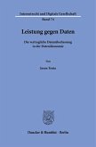 Leistung gegen Daten Leistung gegen Daten
