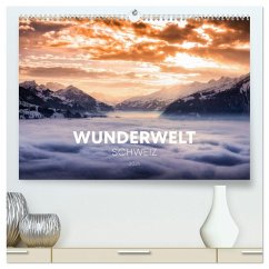 Wunderwelt Schweiz (hochwertiger Premium Wandkalender 2026 DIN A2 quer), Kunstdruck in Hochglanz