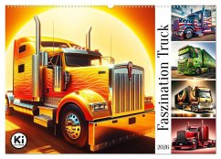 Cover Faszination Truck: KI-Designs von Lack und Leistung (Wandkalender 2026 DIN A2 quer), CALVENDO Monatskalender
