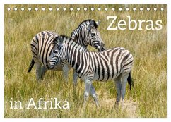 Cover Zebras in Afrika (Tischkalender 2026 DIN A5 quer), CALVENDO Monatskalender