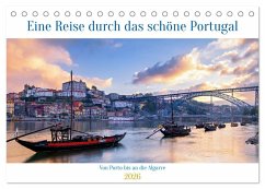 Von Porto bis an die Algarve (Tischkalender 2026 DIN A5 quer), CALVENDO Monatskalender