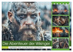 Die Abenteuer der Wikinger (Tischkalender 2026 DIN A5 quer), CALVENDO Monatskalender