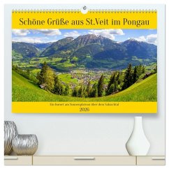 Cover Schöne Grüße aus St.Veit im Pongau (hochwertiger Premium Wandkalender 2026 DIN A2 quer), Kunstdruck in Hochglanz