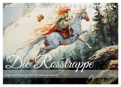 Cover Die Rosstrappe - Sage vom Felsen im Harz bei Thale im Bodetal (Tischkalender 2026 DIN A5 quer), CALVENDO Monatskalender