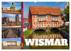Wismar - Die Ostseeperle unter den deutschen Hansestädten (Wandkalender 2026 DIN A2 quer), CALVENDO Monatskalender