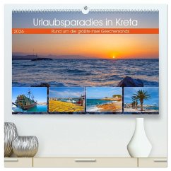 Urlaubsparadies in Kreta (hochwertiger Premium Wandkalender 2026 DIN A2 quer), Kunstdruck in Hochglanz Cover Urlaubsparadies in Kreta (hochwertiger Premium Wandkalender 2026 DIN A2 quer), Kunstdruck in Hochglanz