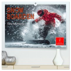 Cover Snowboarden - tolle Momente (hochwertiger Premium Wandkalender 2026 DIN A2 quer), Kunstdruck in Hochglanz