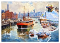 Cover Hafenkante - Ein Leben mit und für den Hafen (Wandkalender 2026 DIN A3 quer), CALVENDO Monatskalender