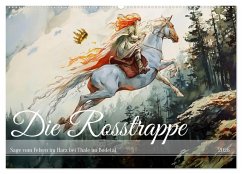 Cover Die Rosstrappe - Sage vom Felsen im Harz bei Thale im Bodetal (Wandkalender 2026 DIN A2 quer), CALVENDO Monatskalender