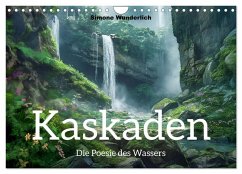 Kaskaden - Die Poesie des Wassers (Wandkalender 2026 DIN A4 quer), CALVENDO Monatskalender
