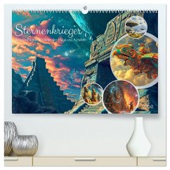 Cover Sternenkrieger - Science Fiction Visionen der Maya und Azteken (hochwertiger Premium Wandkalender 2026 DIN A2 quer), Kunstdruck in Hochglanz