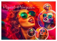 Cover Popart Prinzessin (Wandkalender 2026 DIN A2 quer), CALVENDO Monatskalender