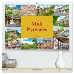 Cover Midi-Pyrénées (hochwertiger Premium Wandkalender 2026 DIN A2 quer), Kunstdruck in Hochglanz