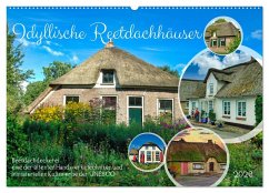 Idyllische Reetdachhäuser (Wandkalender 2026 DIN A2 quer), CALVENDO Monatskalender