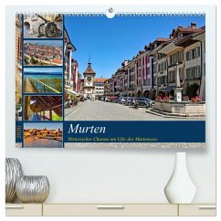 Cover Murten - Historischer Charme am Ufer des Murtensees (hochwertiger Premium Wandkalender 2026 DIN A2 quer), Kunstdruck in Hochglanz