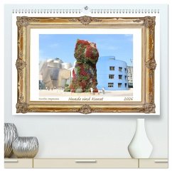 Hunde sind Kunst (hochwertiger Premium Wandkalender 2026 DIN A2 quer), Kunstdruck in Hochglanz