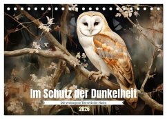Im Schutz der Dunkelheit (Tischkalender 2026 DIN A5 quer), CALVENDO Monatskalender