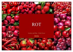 Cover ROT - Gemüse und Obst - Voller Power (Wandkalender 2026 DIN A4 quer), CALVENDO Monatskalender