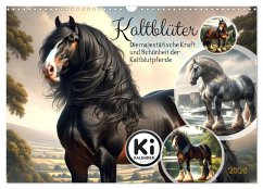Kaltblüter - Die majestätische Kraft und Schönheit der Kaltblutpferde (Wandkalender 2026 DIN A3 quer), CALVENDO Monatskalender