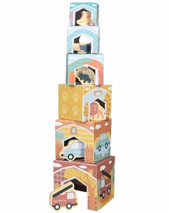 Cover Stapelwürfel TIERRETTUNG 12-teilig