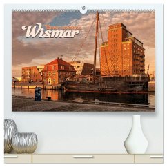 Unser schönes Wismar (hochwertiger Premium Wandkalender 2026 DIN A2 quer), Kunstdruck in Hochglanz