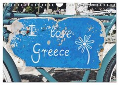 Cover I love Greece (Wandkalender 2026 DIN A4 quer), CALVENDO Monatskalender