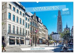 Cover Antwerpen - sehen und erleben (Wandkalender 2026 DIN A2 quer), CALVENDO Monatskalender