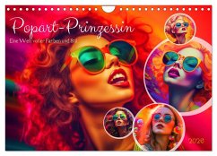 Cover Popart Prinzessin (Wandkalender 2026 DIN A4 quer), CALVENDO Monatskalender