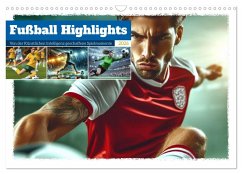Fußball Highlights - Von der KI geschaffene Spielmomente (Wandkalender 2026 DIN A3 quer), CALVENDO Monatskalender Fußball Highlights - Von der KI geschaffene Spielmomente (Wandkalender 2026 DIN A3 quer), CALVENDO Monatskalender