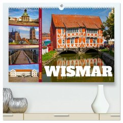 Wismar - Die Ostseeperle unter den deutschen Hansestädten (hochwertiger Premium Wandkalender 2026 DIN A2 quer), Kunstdruck in Hochglanz
