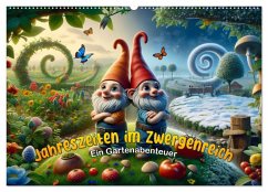 Jahreszeiten im Zwergenreich: Ein Gartenabenteuer (Wandkalender 2026 DIN A2 quer), CALVENDO Monatskalender Jahreszeiten im Zwergenreich: Ein Gartenabenteuer (Wandkalender 2026 DIN A2 quer), CALVENDO Monatskalender