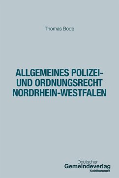 Cover Allgemeines Polizei- und Ordnungsrecht Nordrhein-Westfalen