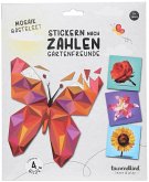 Mosaikbastelset STICKERN NACH ZAHLEN - GARTENFREUNDE 4-teilig