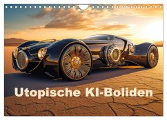 Utopische KI-Boliden (Wandkalender 2026 DIN A4 quer), CALVENDO Monatskalender