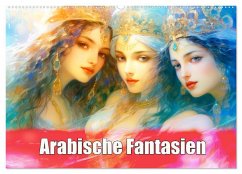 Arabische Fantasien (Wandkalender 2026 DIN A2 quer), CALVENDO Monatskalender