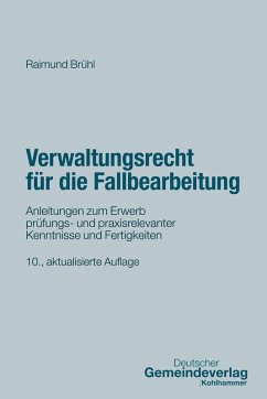 Cover Verwaltungsrecht für die Fallbearbeitung