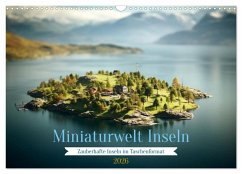Miniaturwelt Inseln (Wandkalender 2026 DIN A3 quer), CALVENDO Monatskalender Miniaturwelt Inseln (Wandkalender 2026 DIN A3 quer), CALVENDO Monatskalender