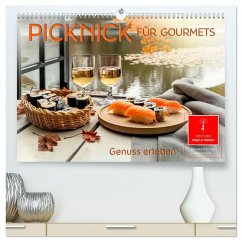 Picknick für Gourmets - Genuss erleben (hochwertiger Premium Wandkalender 2026 DIN A2 quer), Kunstdruck in Hochglanz